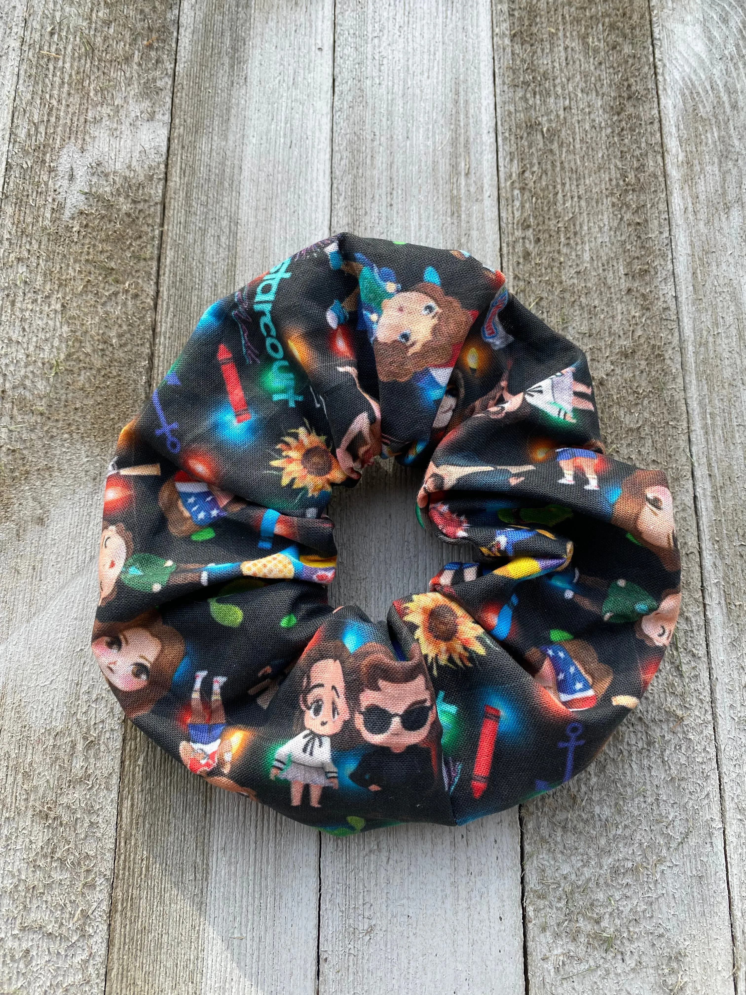 Stranger Things Scrunchie hair tie gift