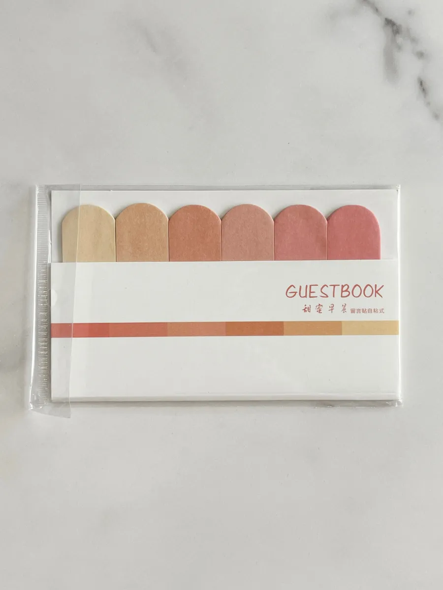 Sunset Gradient Themed Sticky Pads