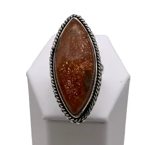 Sunstone Solid 925 Sterling Silver Ring