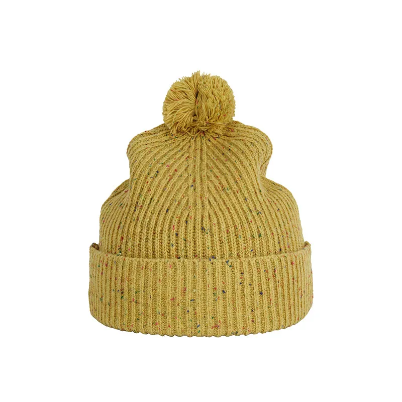 SUTURE BALL KNITTED HAT