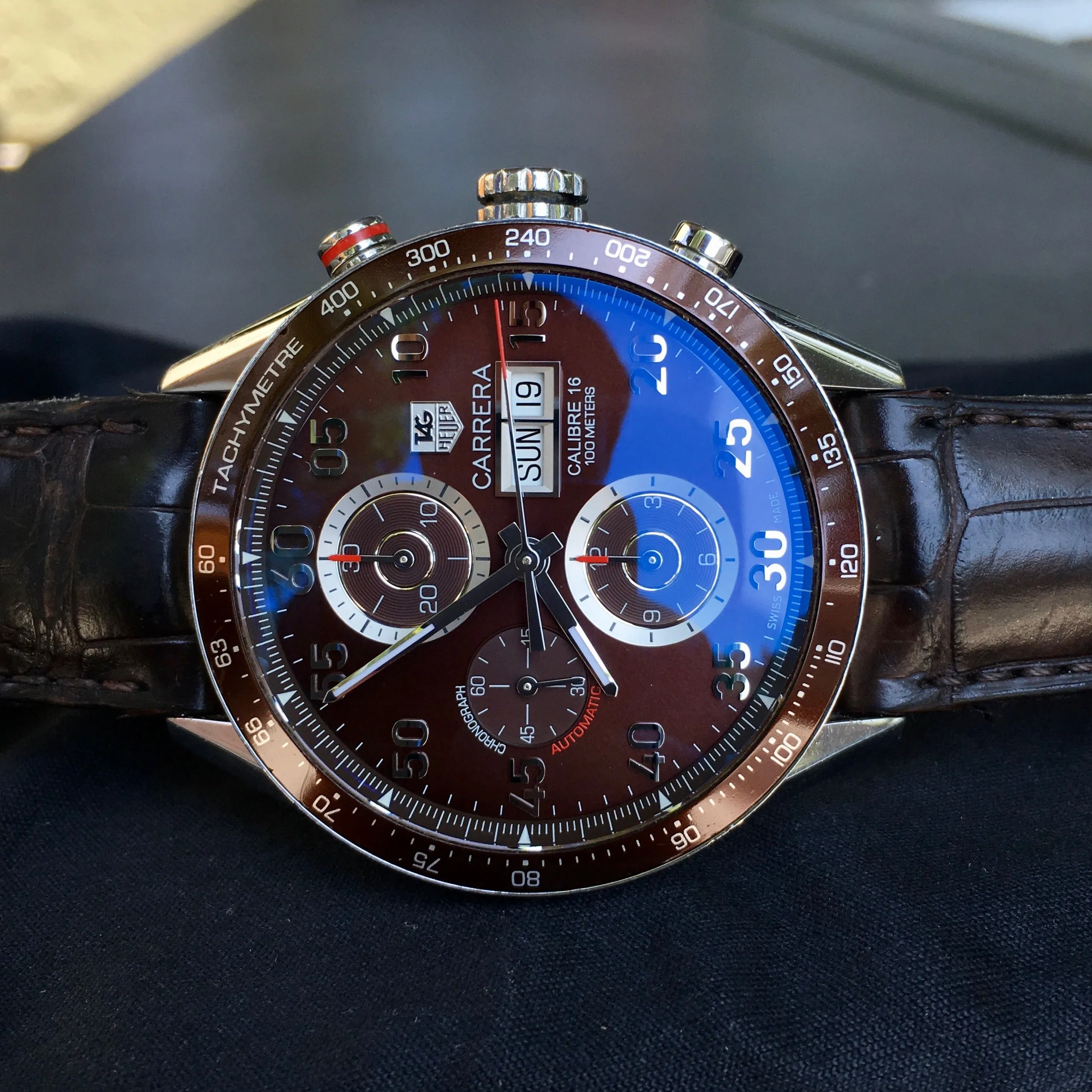 TAG Heuer CV2A12 Carrera Caliber 16 Stainless Steel Automatic Chronograph Watch