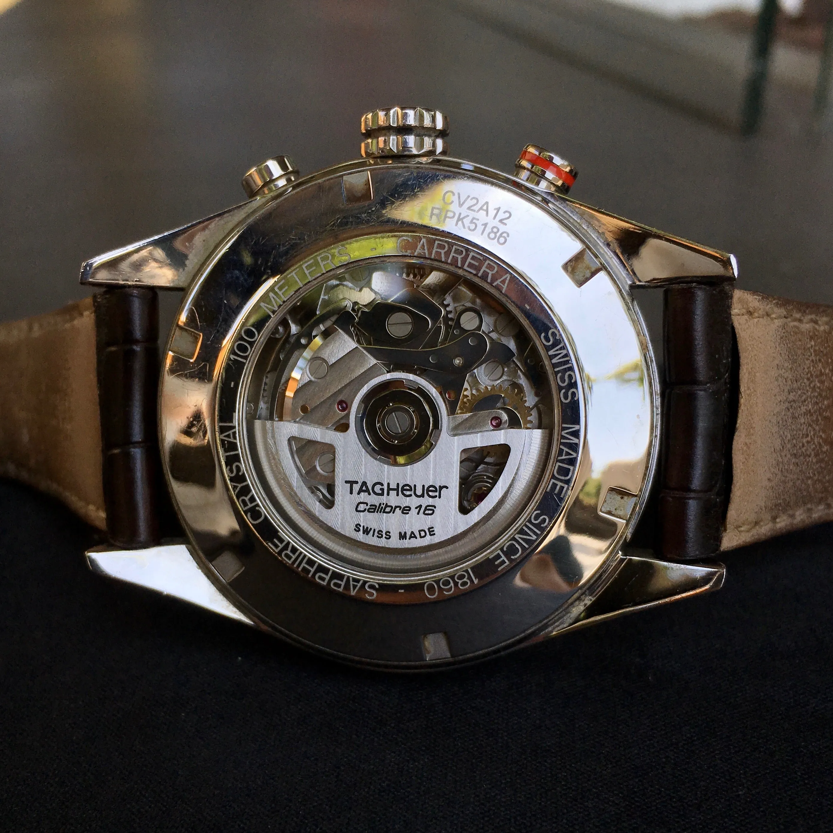 TAG Heuer CV2A12 Carrera Caliber 16 Stainless Steel Automatic Chronograph Watch