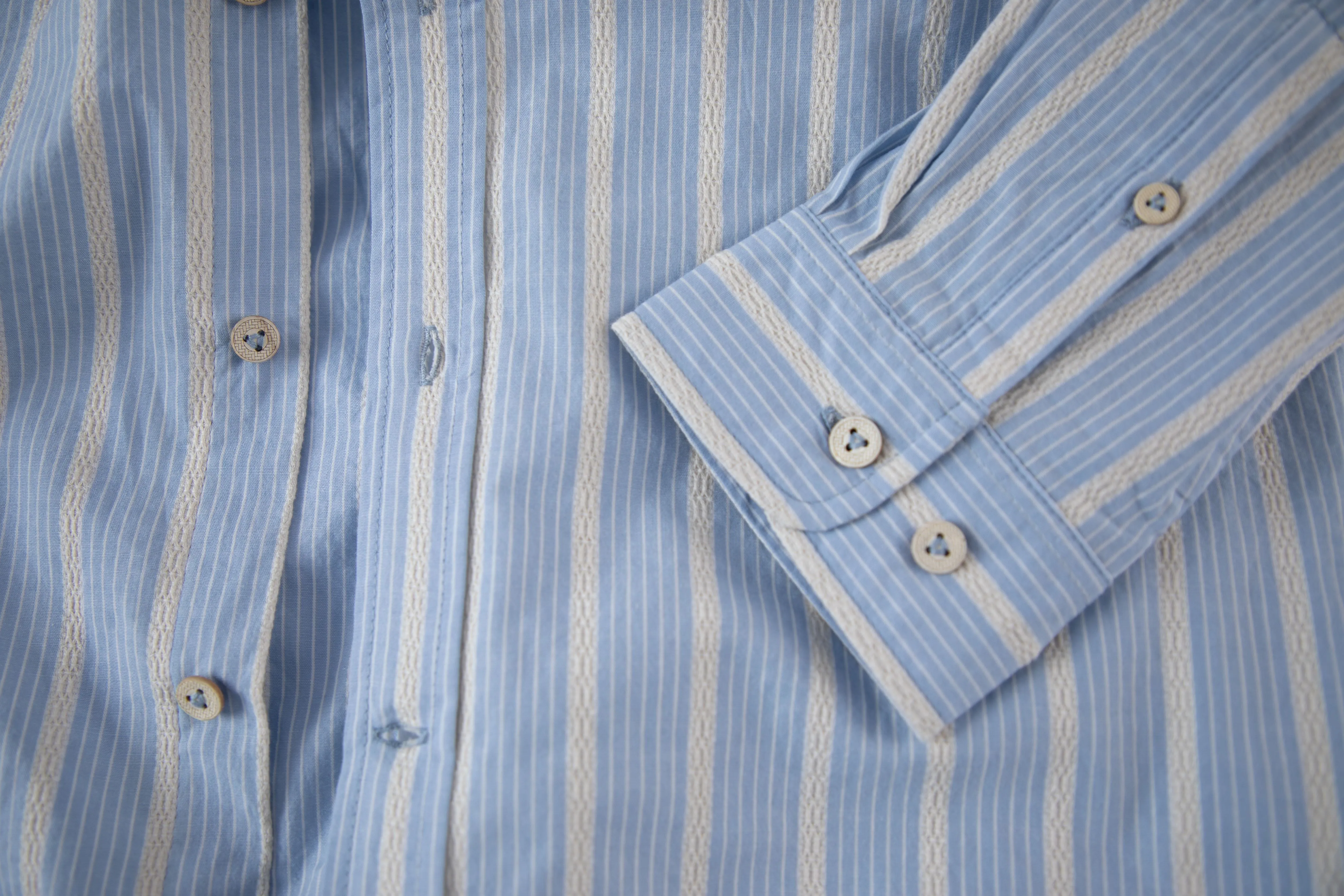 Tall Pushkar Basketweave Pinstripe Shirt