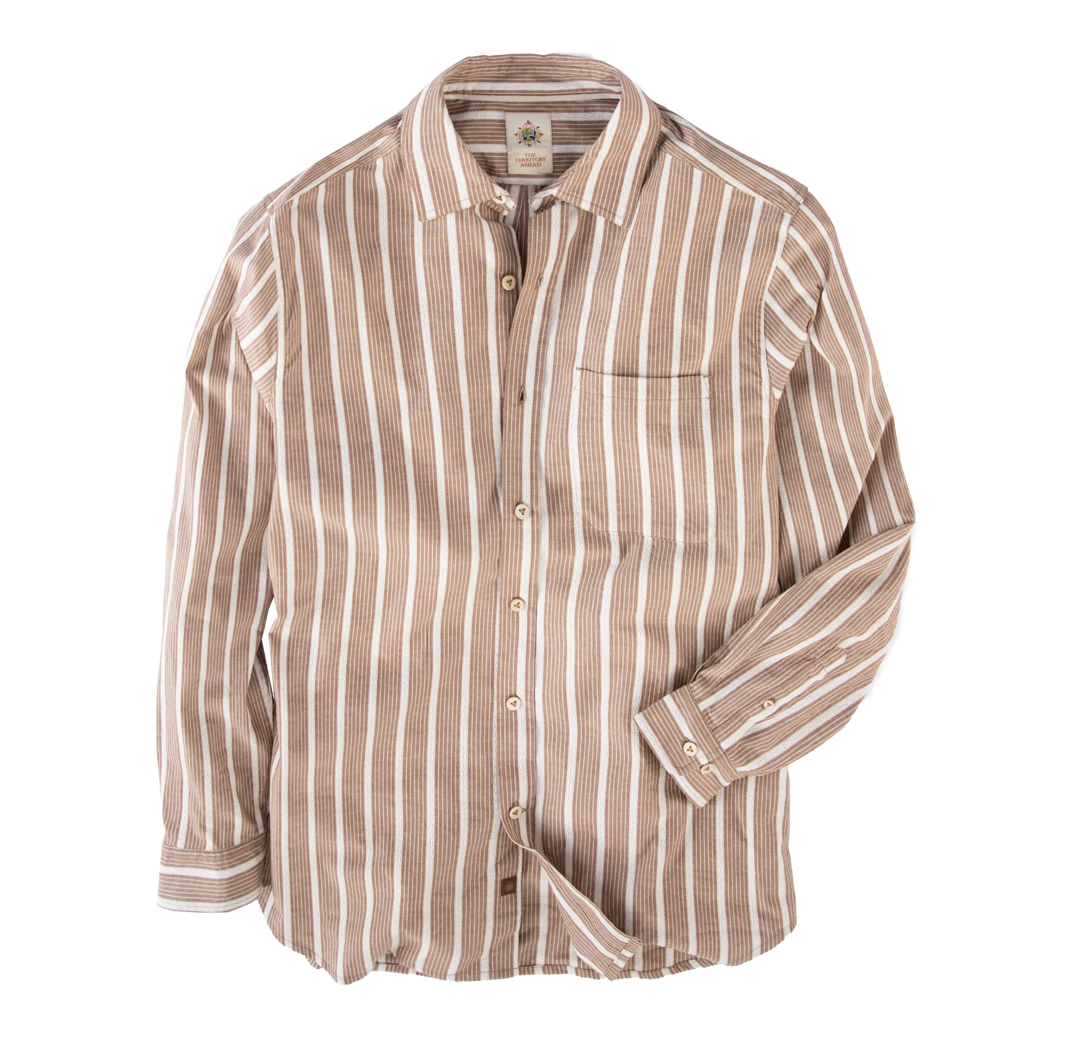 Tall Pushkar Basketweave Pinstripe Shirt