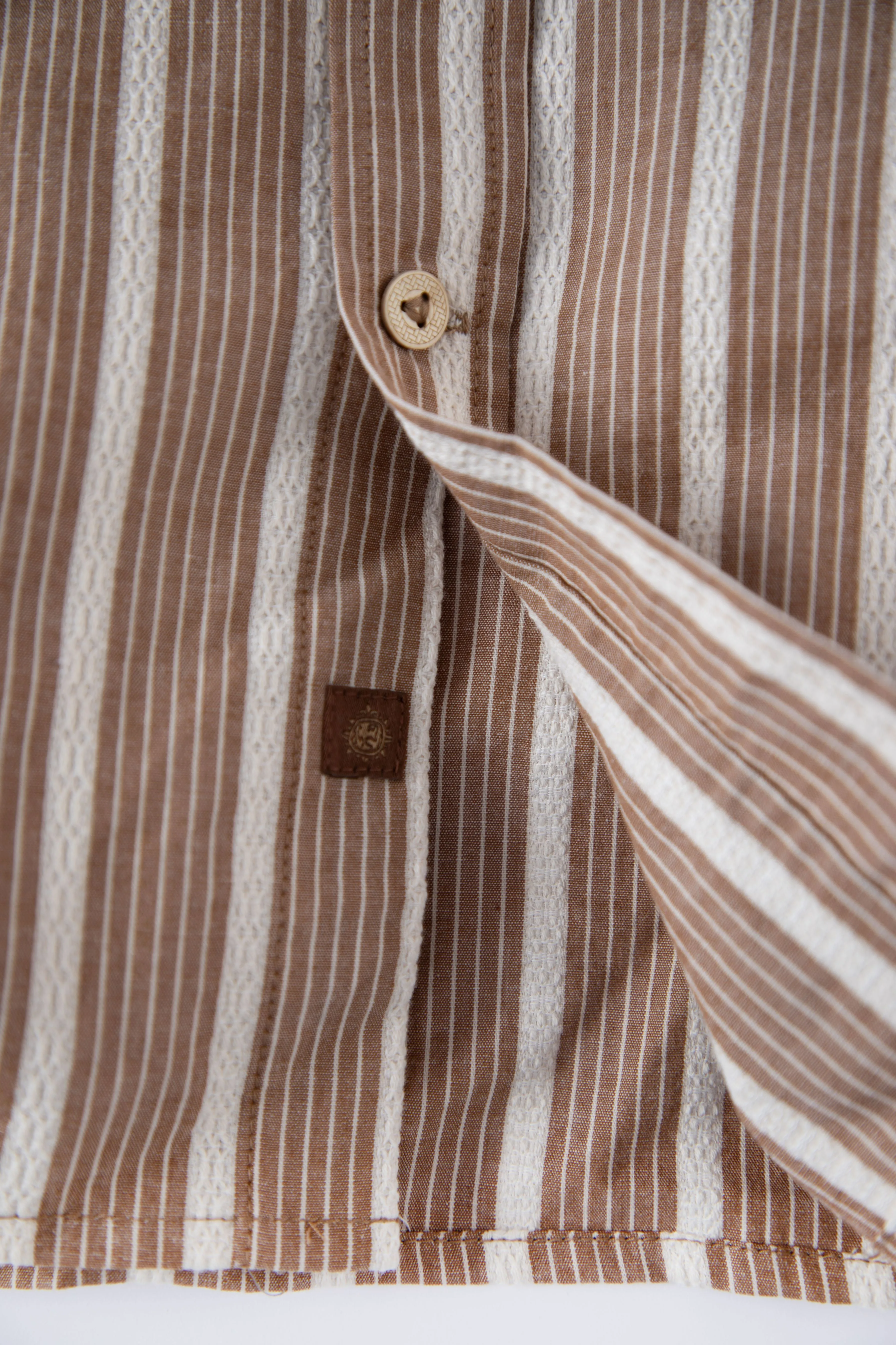 Tall Pushkar Basketweave Pinstripe Shirt
