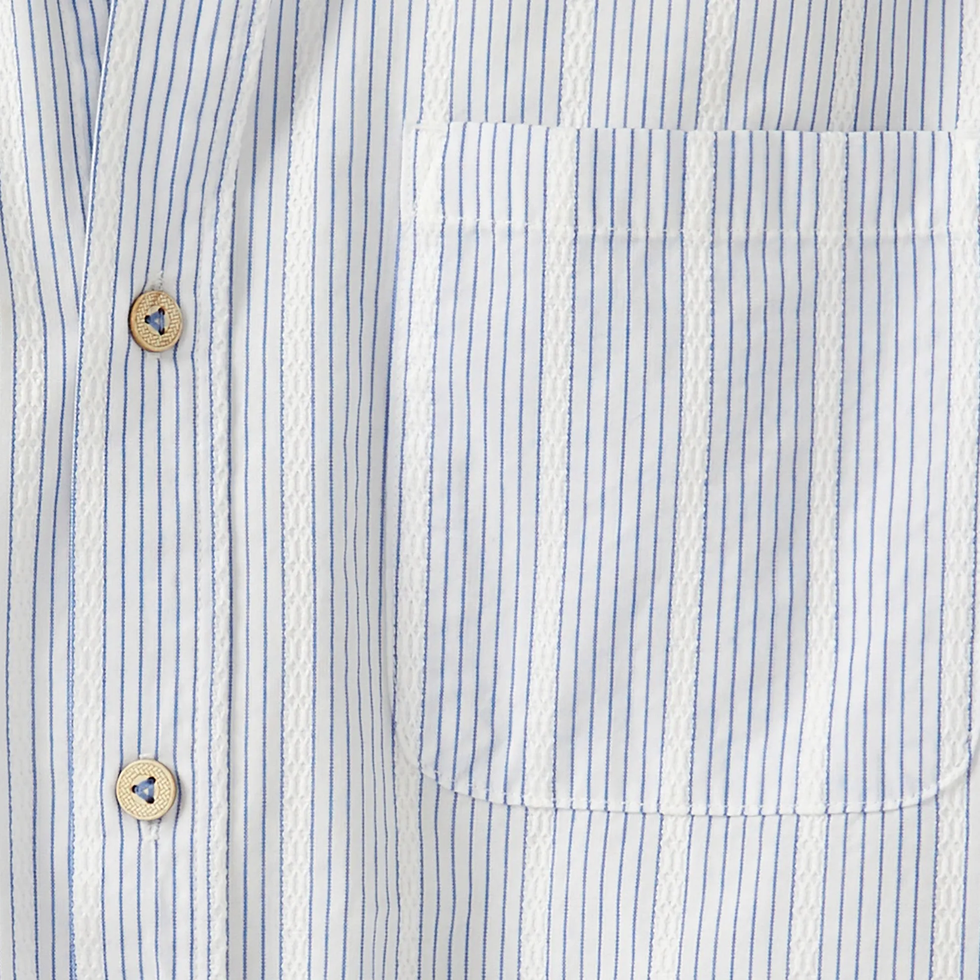 Tall Pushkar Basketweave Pinstripe Shirt