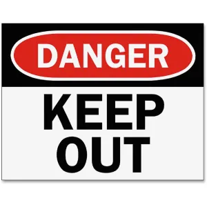 Tarifold Safety Sign Inserts