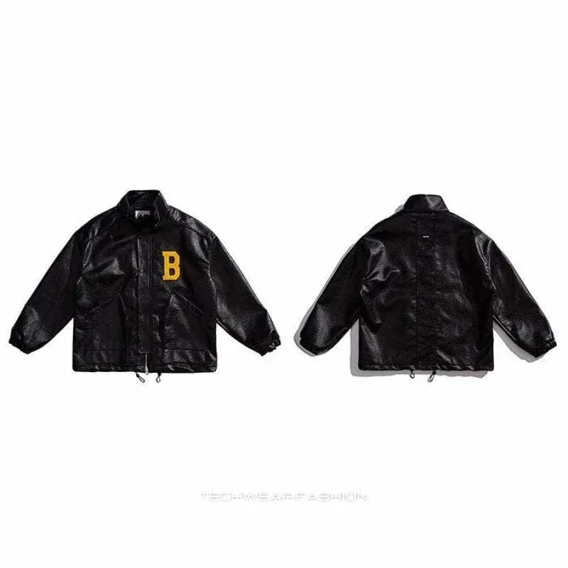 Techwear Leather Jacket
