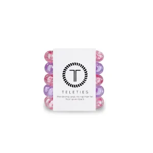 Teleties Leopard Love Tiny Hair Ties Pink/Purple