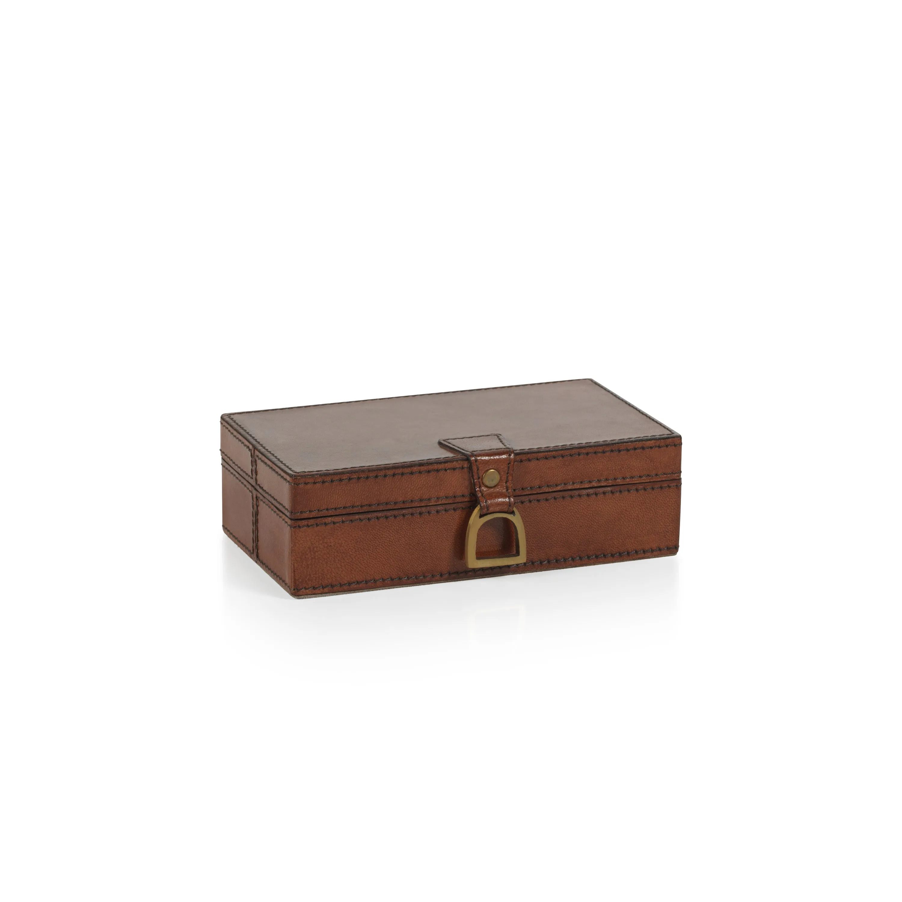 The Connaught Retangular Leather Box