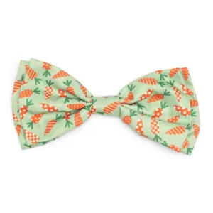 The Worthy Dog Crazy Carrots Bow Tie