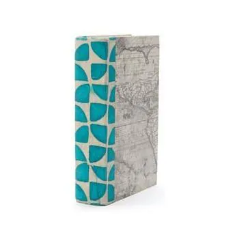 Turquoise Pinwheel Decorative Book