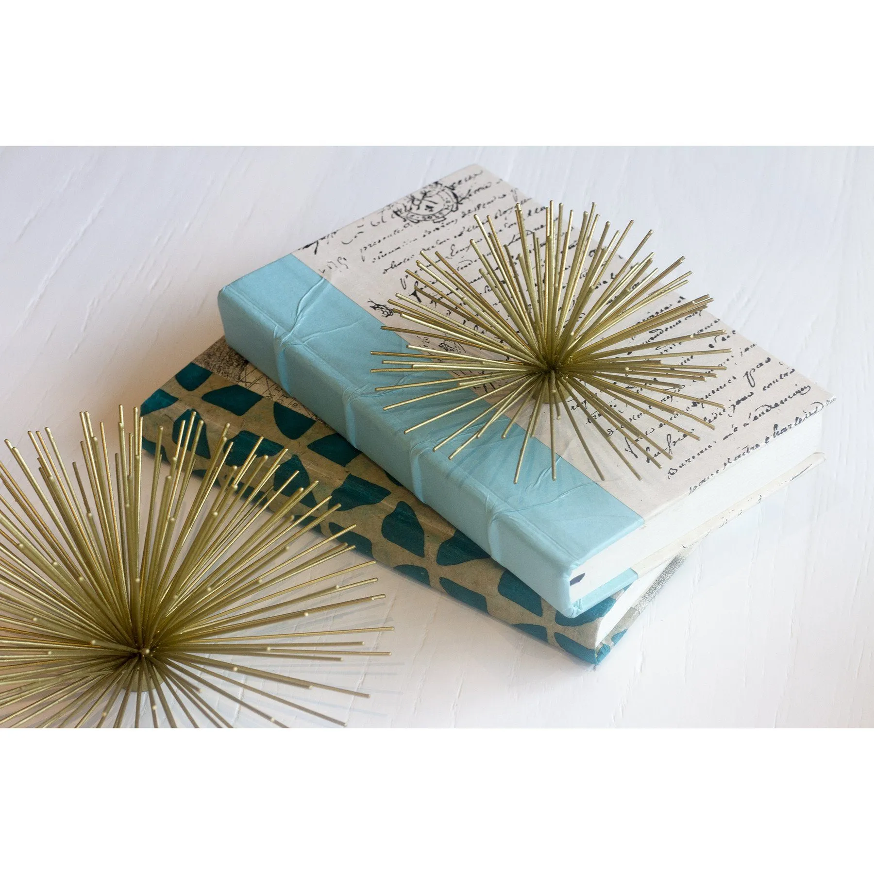 Turquoise Pinwheel Decorative Book