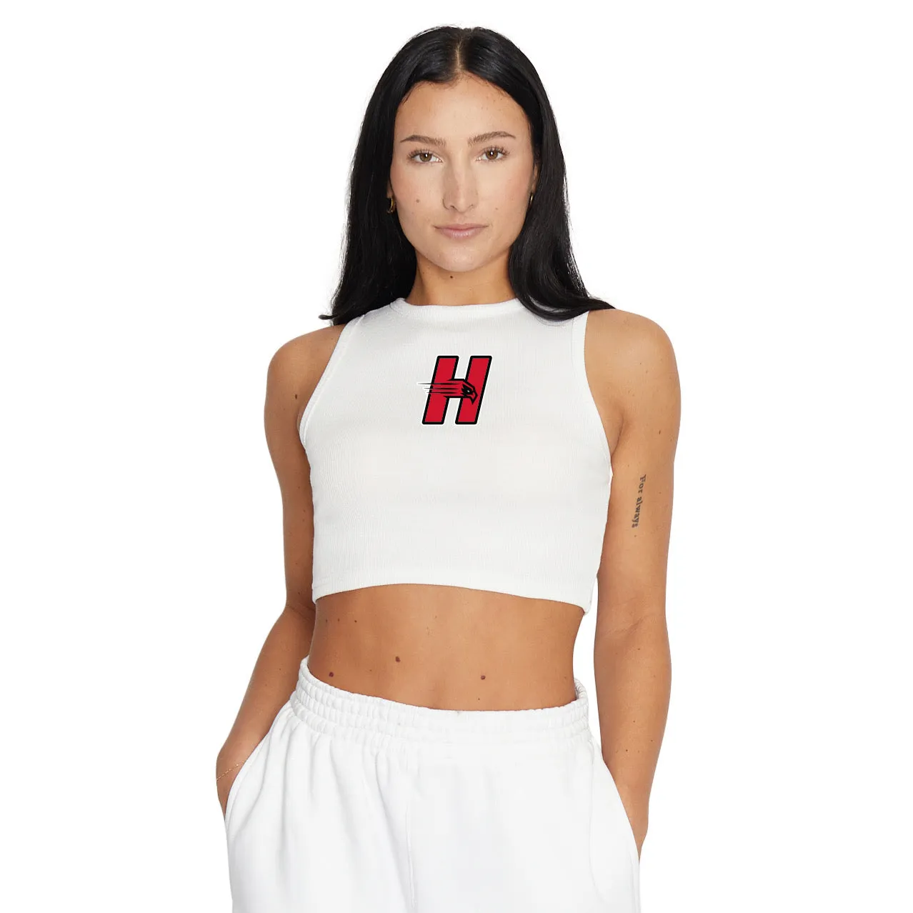 University of Hartford Touchdown Ribbed Tank