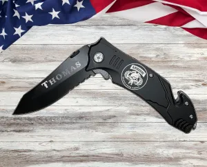 US Army Airborne Engraved Pocket Knife Veterans Gifts, Army 82nd gift for him her, Fathers Day Gift Soldier Gift Boyfriend Death from Above