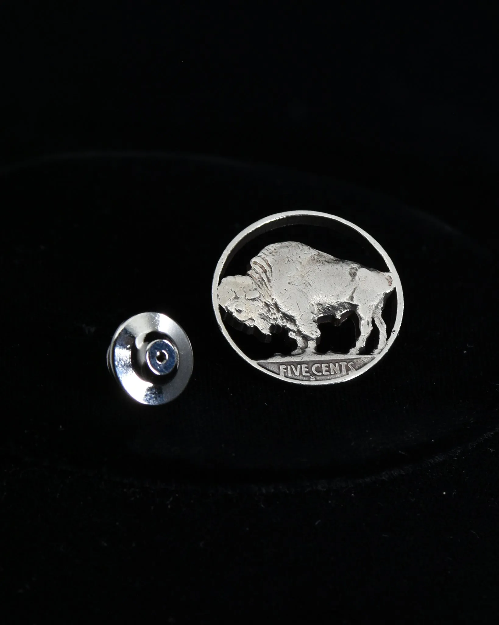 U.S. - Buffalo Nickel Cut Coin Pin
