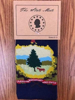 Vermont State Flag Socks
