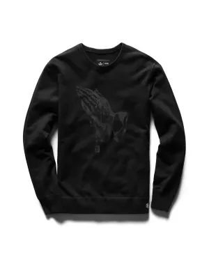 Victory Praying Hands Crewneck Black