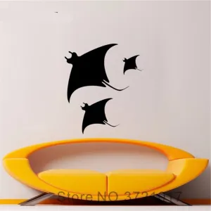 Wall sticker: Manta Ray Wall Fish