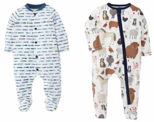 Watch Me Grow Farm Sleepers Gift Set