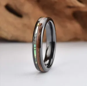 Whiskey Crescendo - Whiskey Barrel Abalone Shell 4MM
