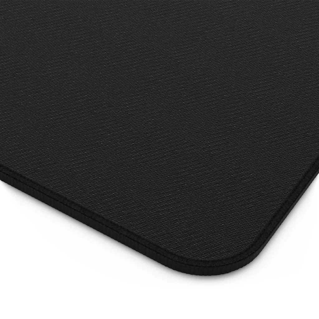 White With Lemon Pattern Desk Mat Office Mat Large Mousepad