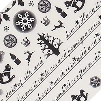 Winter Themed Large Sheet Water Decal
