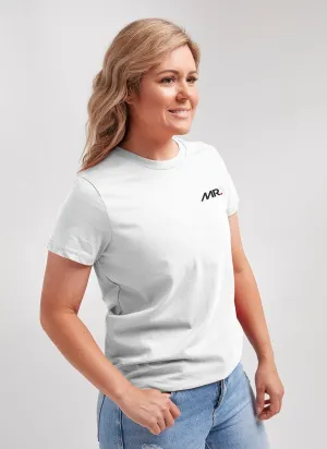 Women's MR Crew Tee - White