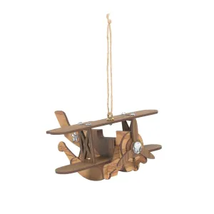 Wood Airplane Ornament