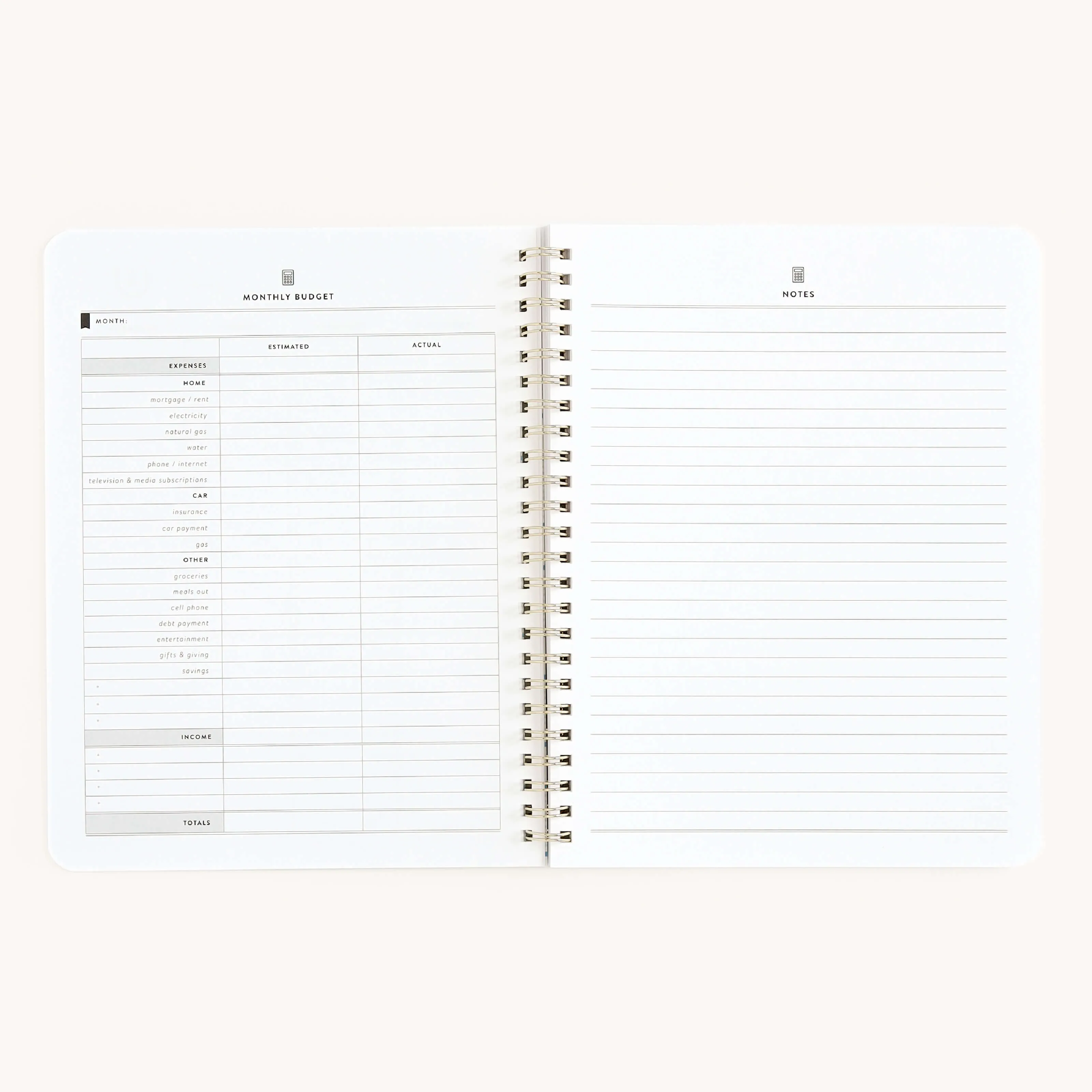 Workbook - Finances