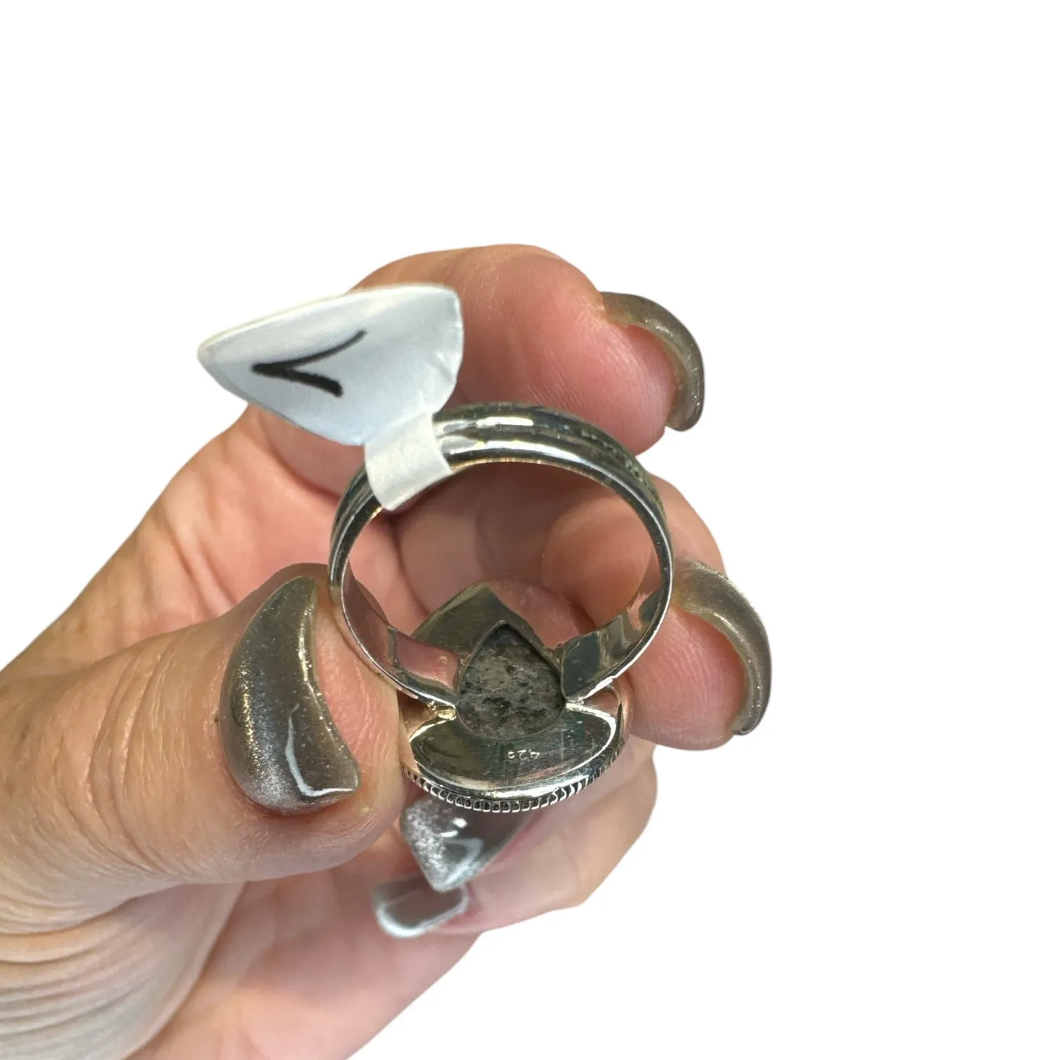 Yooperlite Solid 925 Sterling Silver Ring 7